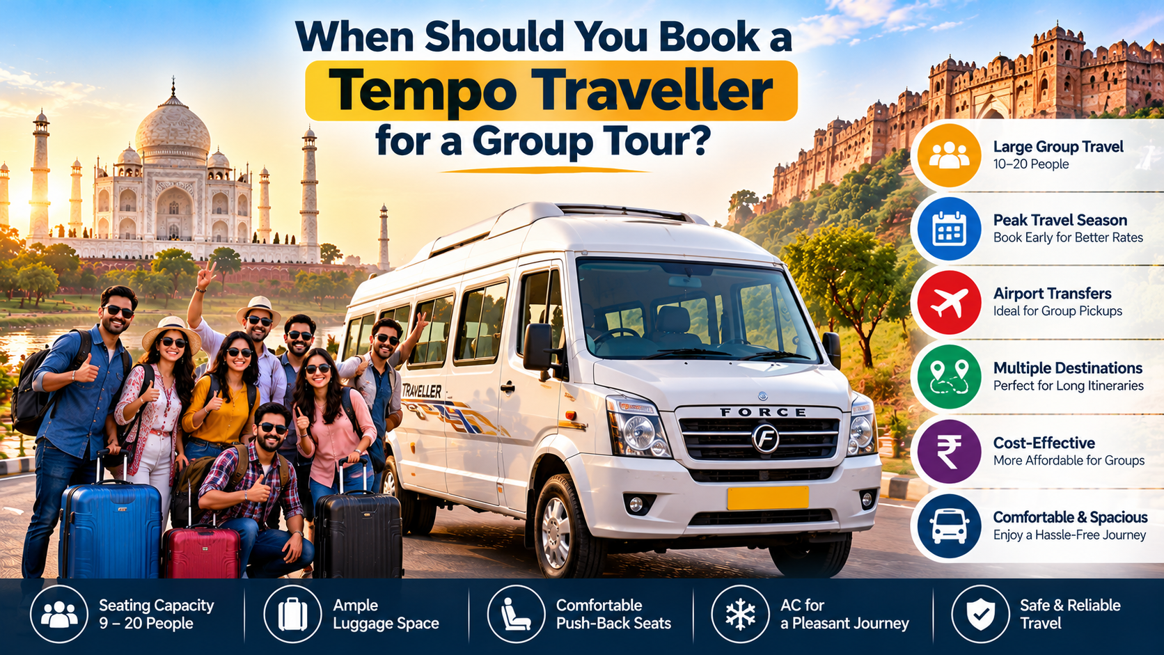 When Should You Book a Tempo Traveller for a Group Tour?