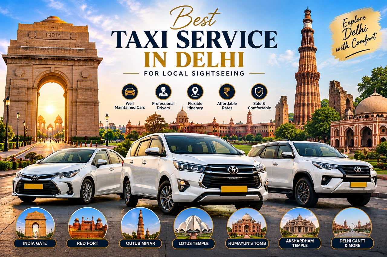 Best Taxi Service in Delhi for Local Sightseeing